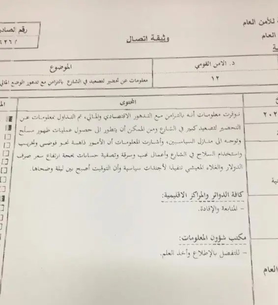 وثيقة أمنية تحذّر: 'بين ليلةٍ وضحاها'... هذا ما يتحضّر في الشارع اللبناني 1 4ZI6DU